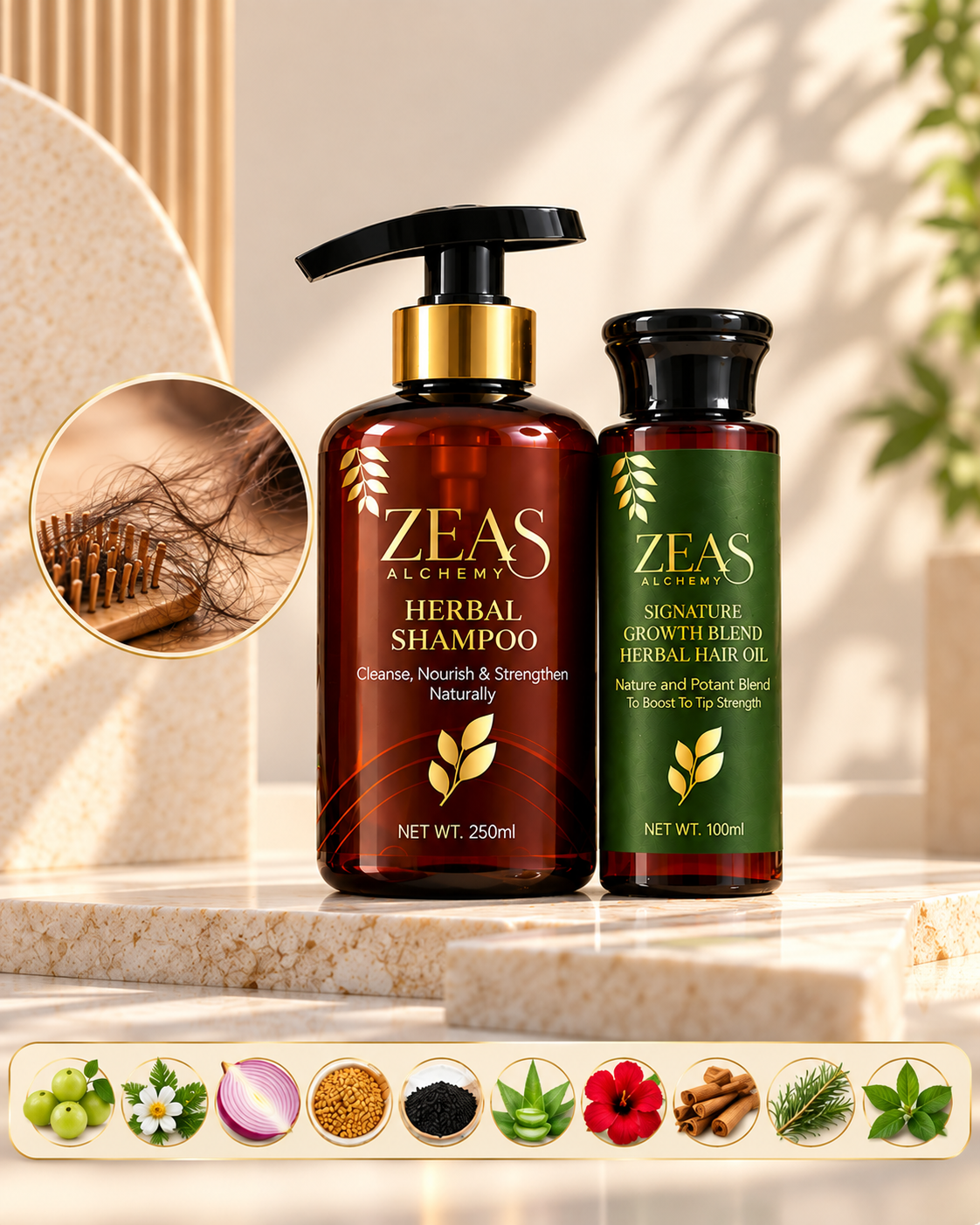 hair growth combo Complete Hair Care Combo - Image 1