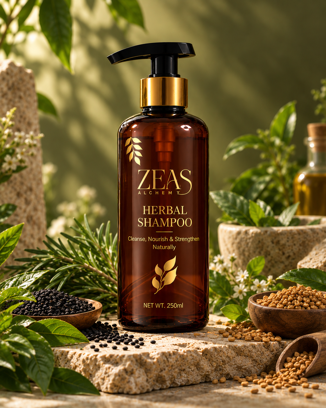 zeas alchemy shampoo Zeas Alchemy Herbal Shampoo - Image 1